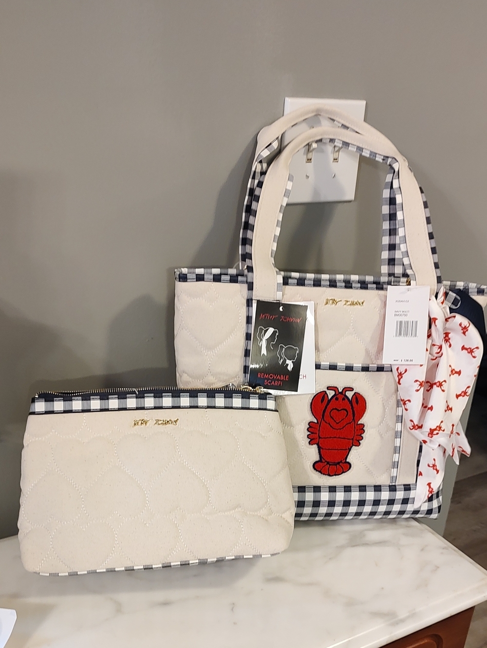 Betsey Johnson Tote Set